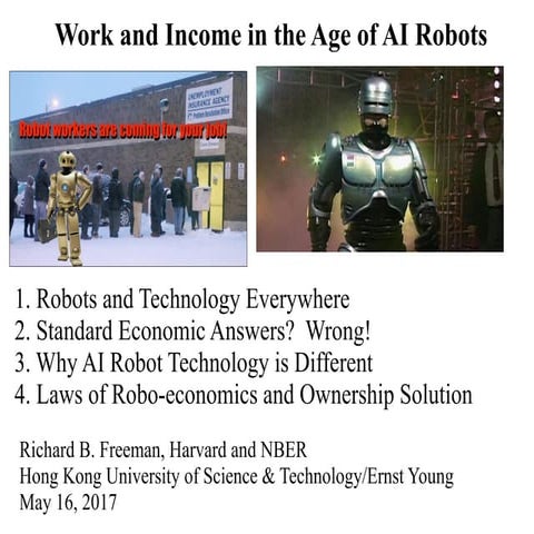 Richard Freeman: Work and Income in the Age of AI Robots