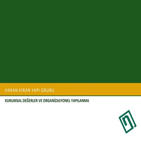 Mimarlık şirketi yapılanma örneği