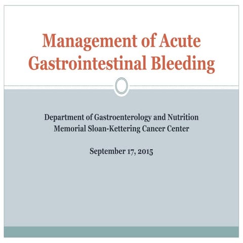 Gi bleed