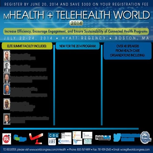 The mHealth + Telehealth World 2014