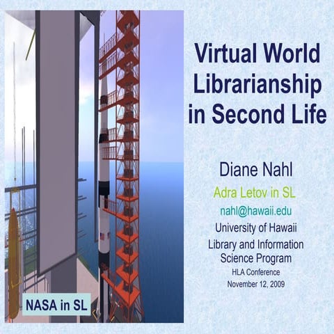 Virtual World Librarianship