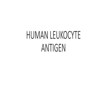HLA lectures on Hematology and Immunology.pptx