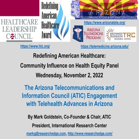 ATIC Engagement with Telehealth Advances in Arizona