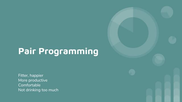 Pair programming