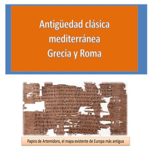 Hle 1 del mito al logos