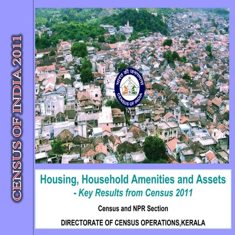Census of India 2011-Houses, Household Amenities And Assets Data 2011 ...