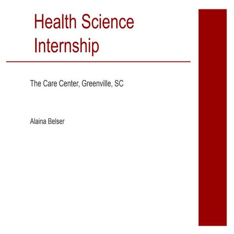 Internship Powerpoint 