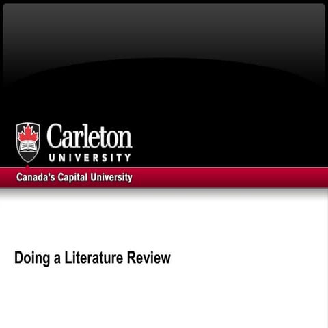 HOW TO WRITING A REVIEW LITERATURES IN PPT.ppt