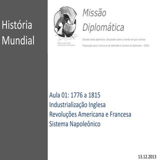 Estudos CACD Missão Diplomática - H...
