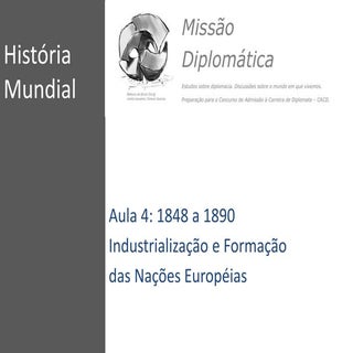 Estudos CACD Missão Diplomática: Hi...