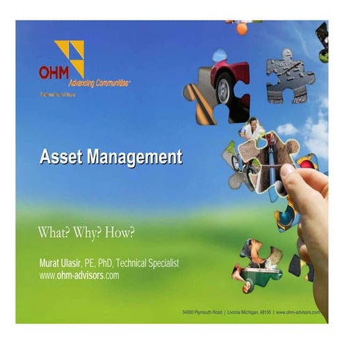 Asset Management for Small Systems - AWWA Conference