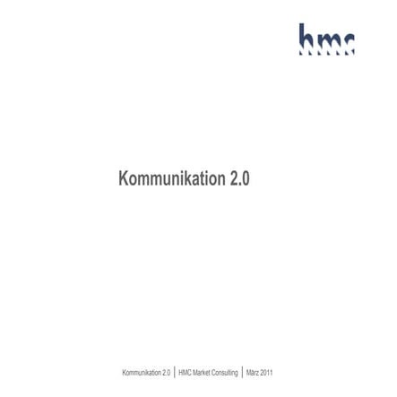 Kommunikation 2.0 für den Einzelhandel - jetzt 