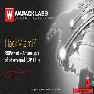 Jesse Burke RDPwned HackMiami7