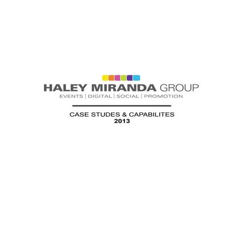 Haley Miranda Group - Capabilities Overview