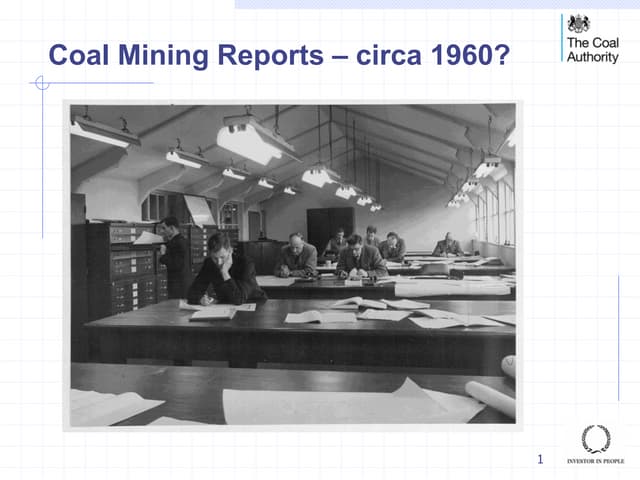 Digital coal mining data