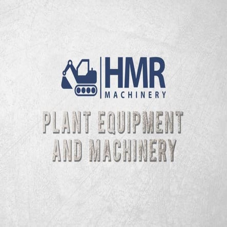 HMR Machinery Catalogs updated 2018 | PPT