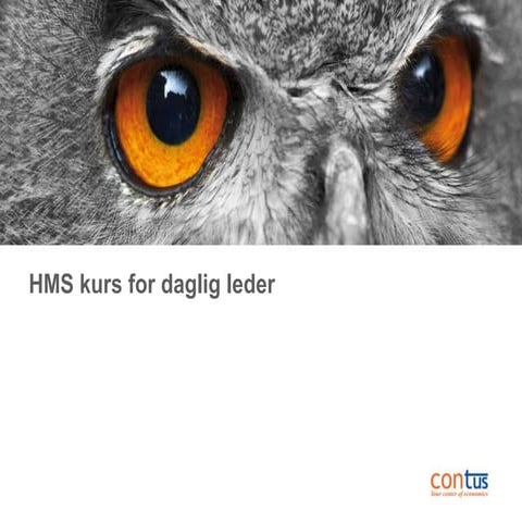 Hms kurs for ledere