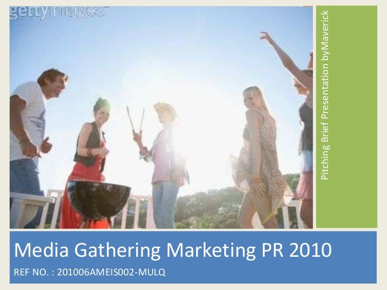 Hms Media Gathering 2010 Pitching Proposal Maverick