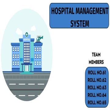 Hospital Management System(HMS) | PDF