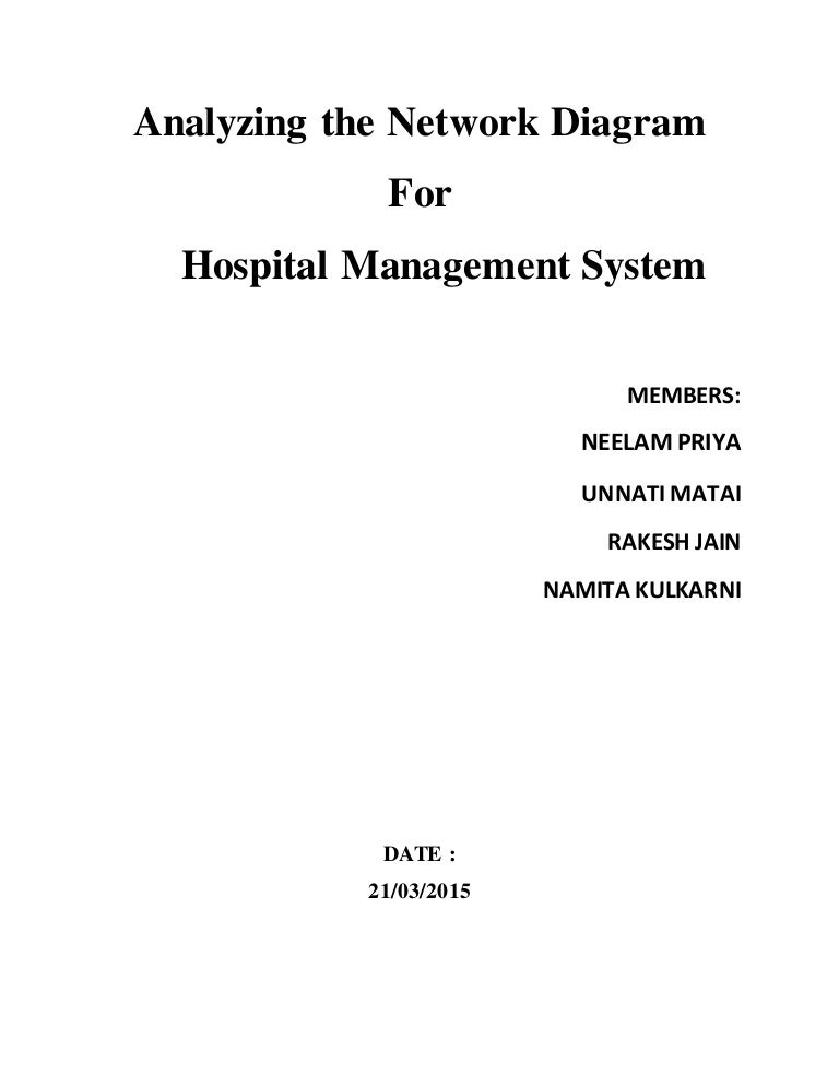 Gantt Chart For Hospital Management System