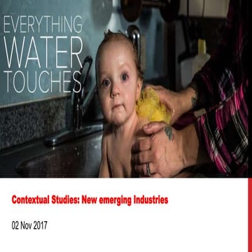 Contextual studies New & emerging industries