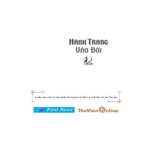 [Sách] Hành trang vào đời
