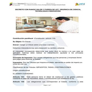 Contribucion para la ciencia, tecno...