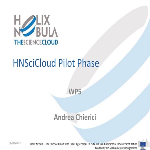 HNSciCloud pilot phase - Andrea Chierici (INFN)