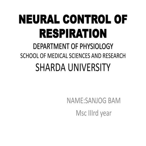 Neural regulation of_respiration