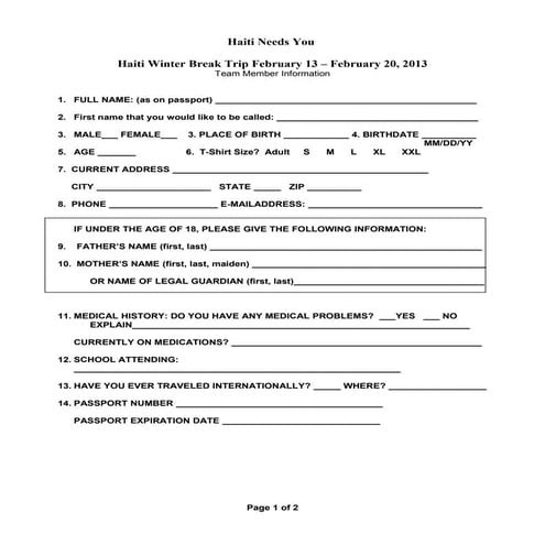 Oshc enrolment form 2019 | PDF