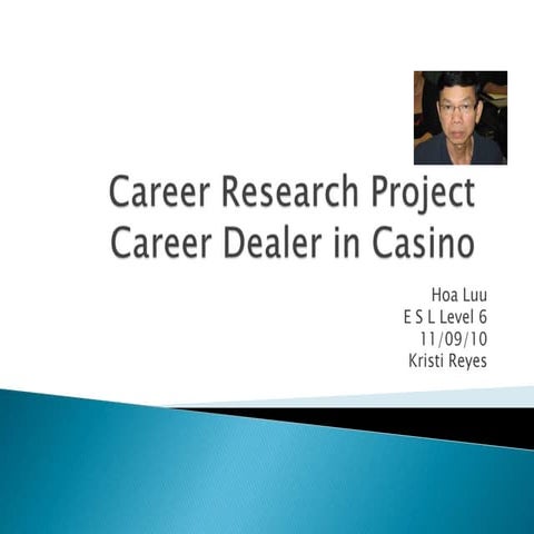 Hoa career research project