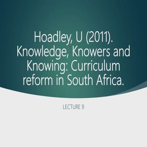 Hoadley u   lecture  10