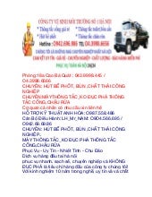 HÚT BỂ PHỐT GIÁ CỰC RẺ O987 5...