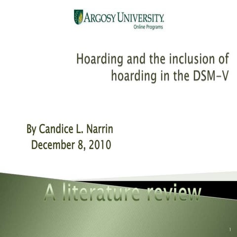Hoarding Presentation