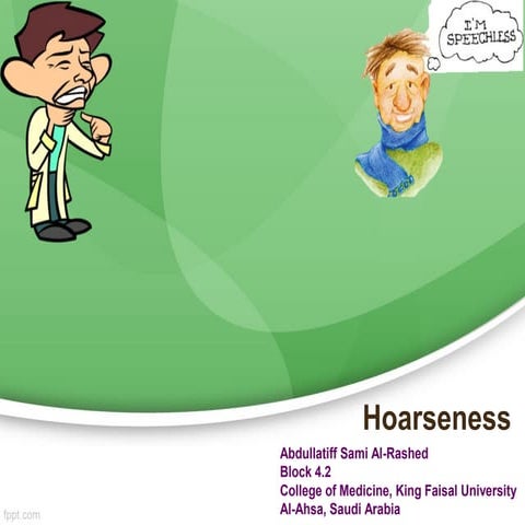 Hoarseness
