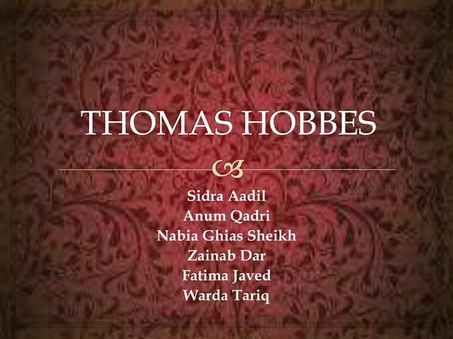 thomas hobbes 