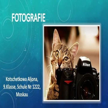 Hobby. Fotografie
