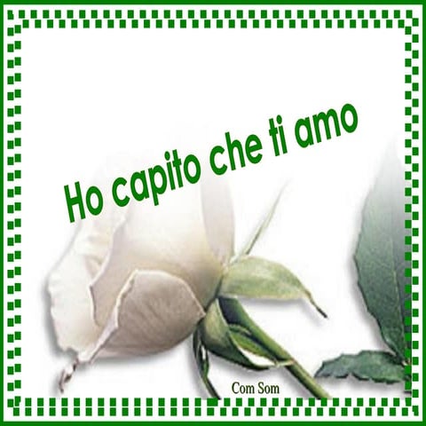 Ho Capito Che Ti Amo