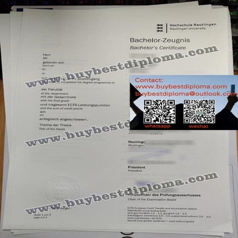 Low cost to make Hochschule Reutlingen zeugnis
