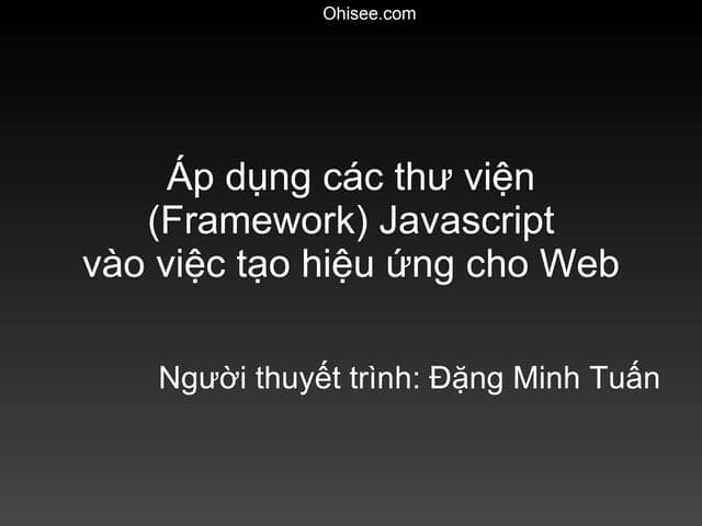 Hoc Jquery Trong 1h