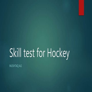 Hockey test