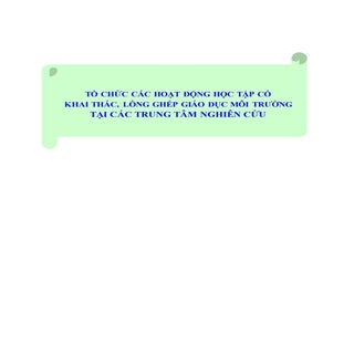 Giáo dục môi trường tại các viện ng...