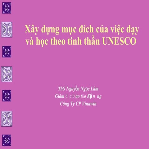 Hoc theo tinh than Unesco