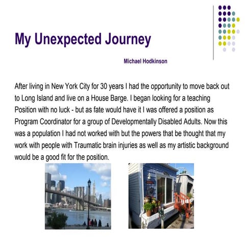 Hodkinson my unexpected journey | PPT