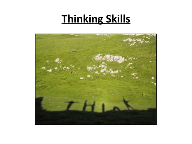Hods presentation thinking  skills
