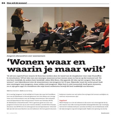 Hoe wil jij wonen? Bouwformatie 2014