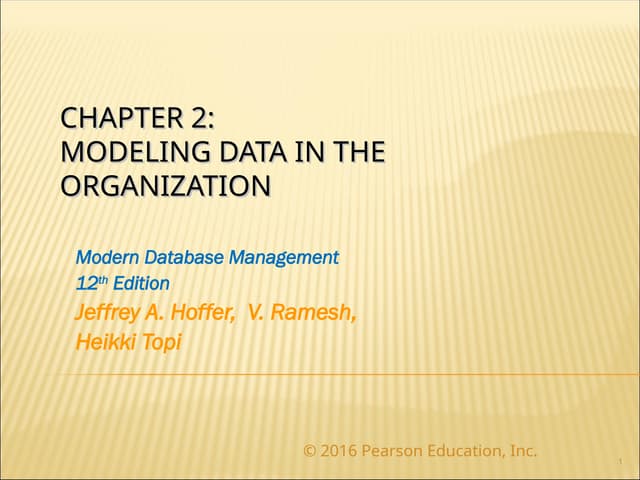 Modern Database m hoffer_mdm_pp_ch02.ppt