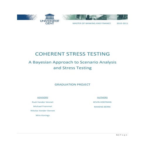 Hoffman berre coherent stress test