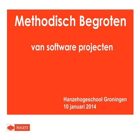 Gastcollege Hanzehogeschool Groningen 10 januari 2014