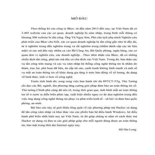 Báo cáo thực tập cuối kỳ